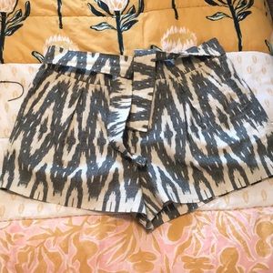 J. Crew Grey & White Shorts